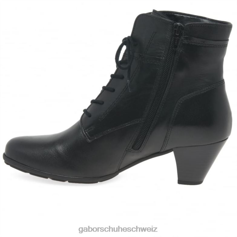 Schuhwerk Frauen Gabor Schwarz Nationale Stiefeletten XTX02185