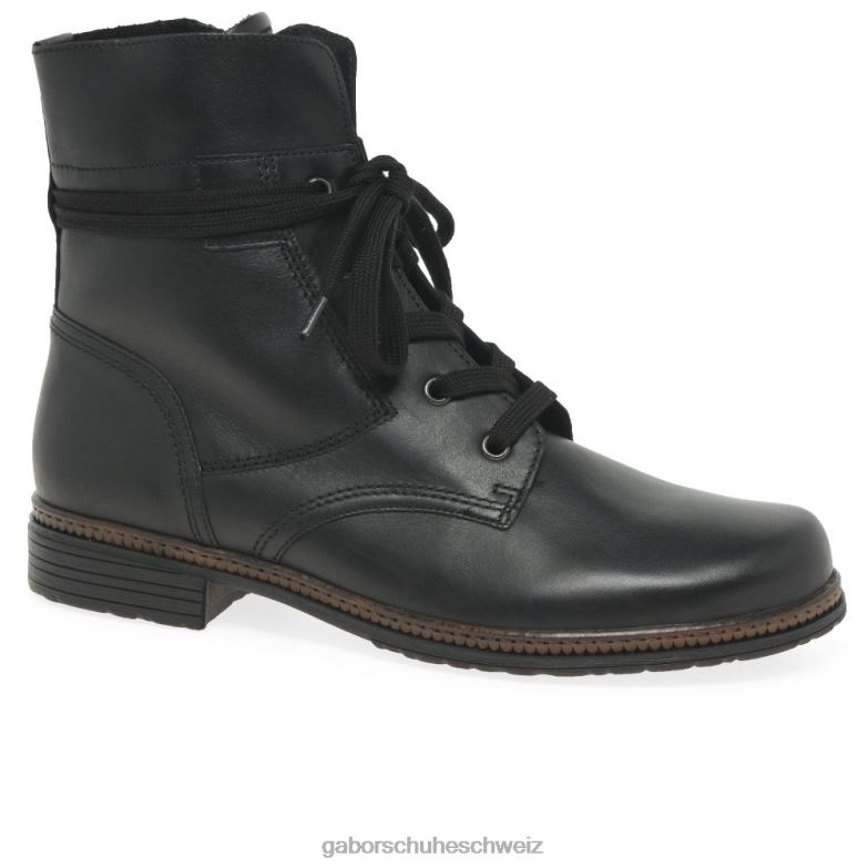 Schuhwerk Frauen Gabor Schwarz Nerissa Stiefeletten XTX02241