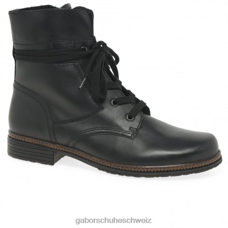 Schuhwerk Frauen Gabor Schwarz Nerissa Stiefeletten XTX02241
