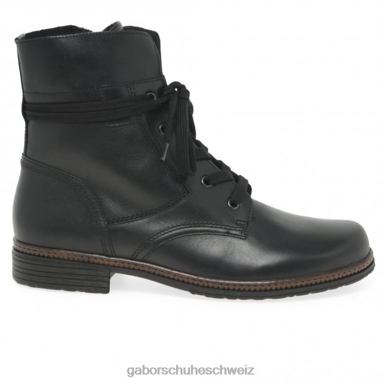 Schuhwerk Frauen Gabor Schwarz Nerissa Stiefeletten XTX02241