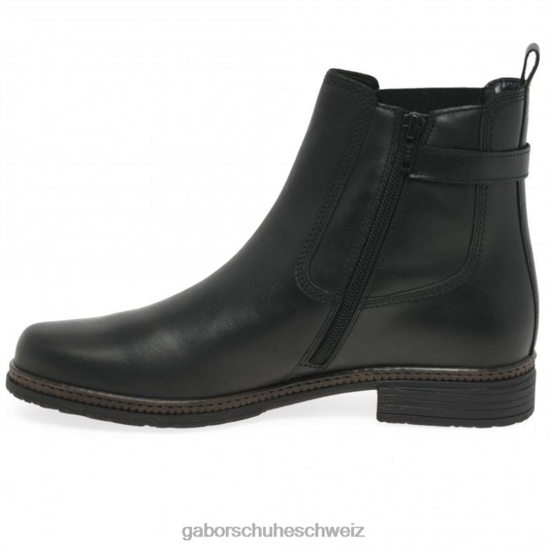 Schuhwerk Frauen Gabor Schwarz Nolene Chelsea-Stiefel XTX02226