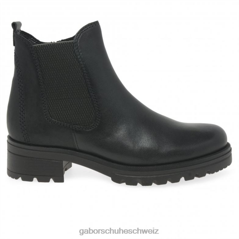 Schuhwerk Frauen Gabor Schwarz Sallis Stiefeletten XTX02231