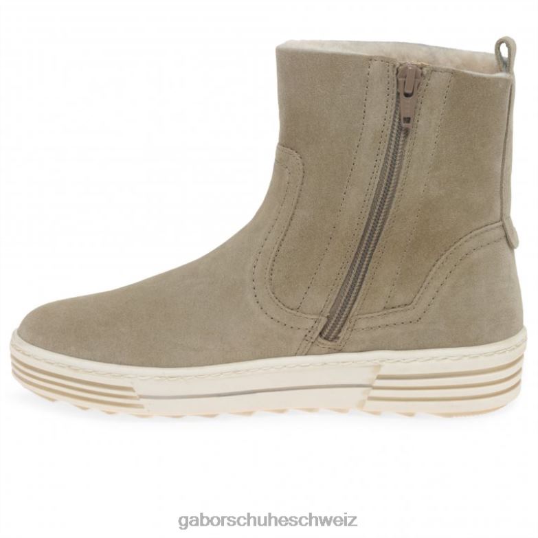 Schuhwerk Frauen Gabor Wüstenwildleder Bistro-Stiefeletten XTX02239