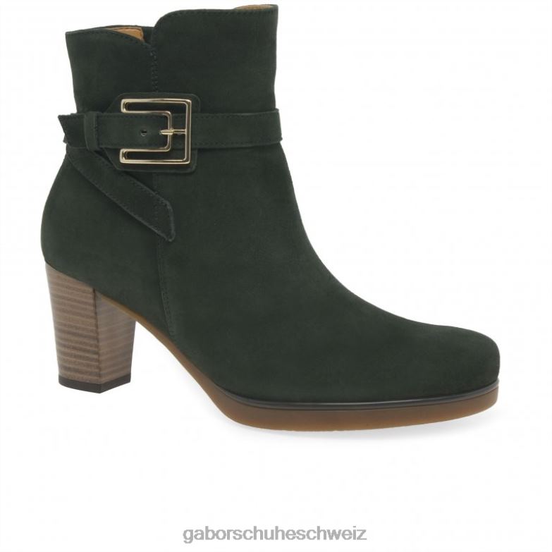 Schuhwerk Frauen Gabor dunkles Waldwildleder Vaad Stiefeletten XTX02192