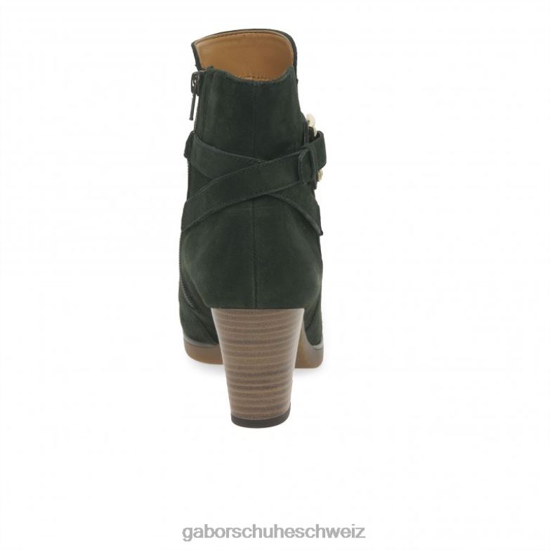 Schuhwerk Frauen Gabor dunkles Waldwildleder Vaad Stiefeletten XTX02192