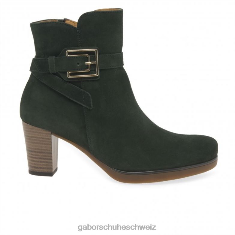 Schuhwerk Frauen Gabor dunkles Waldwildleder Vaad Stiefeletten XTX02192