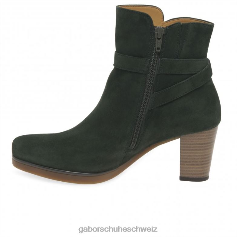 Schuhwerk Frauen Gabor dunkles Waldwildleder Vaad Stiefeletten XTX02192