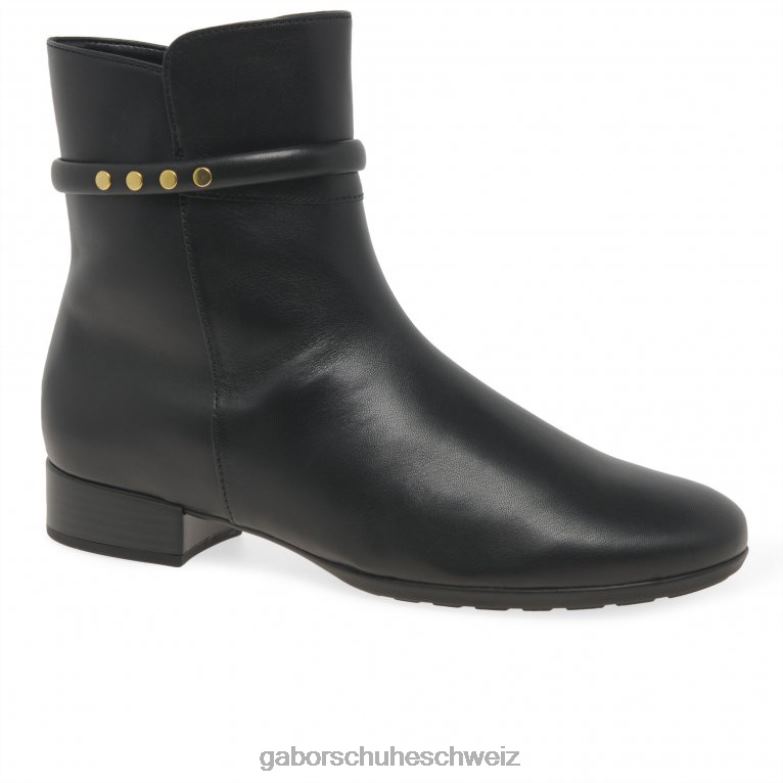 Schuhwerk Frauen Gabor schwarzes Gold Boom-Stiefeletten XTX02248