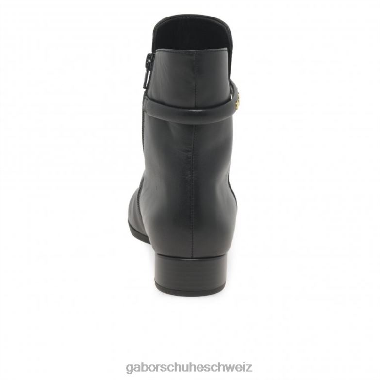 Schuhwerk Frauen Gabor schwarzes Gold Boom-Stiefeletten XTX02248